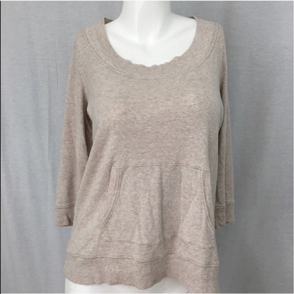 SOLD Large Talbots Wide Neckline Front Pocket Top - Picture 4 of 4